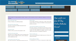 Desktop Screenshot of glucosamine-arthritis.org