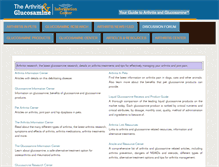 Tablet Screenshot of glucosamine-arthritis.org